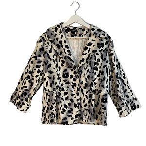 Luii Animal Print Jacket  Sz XL